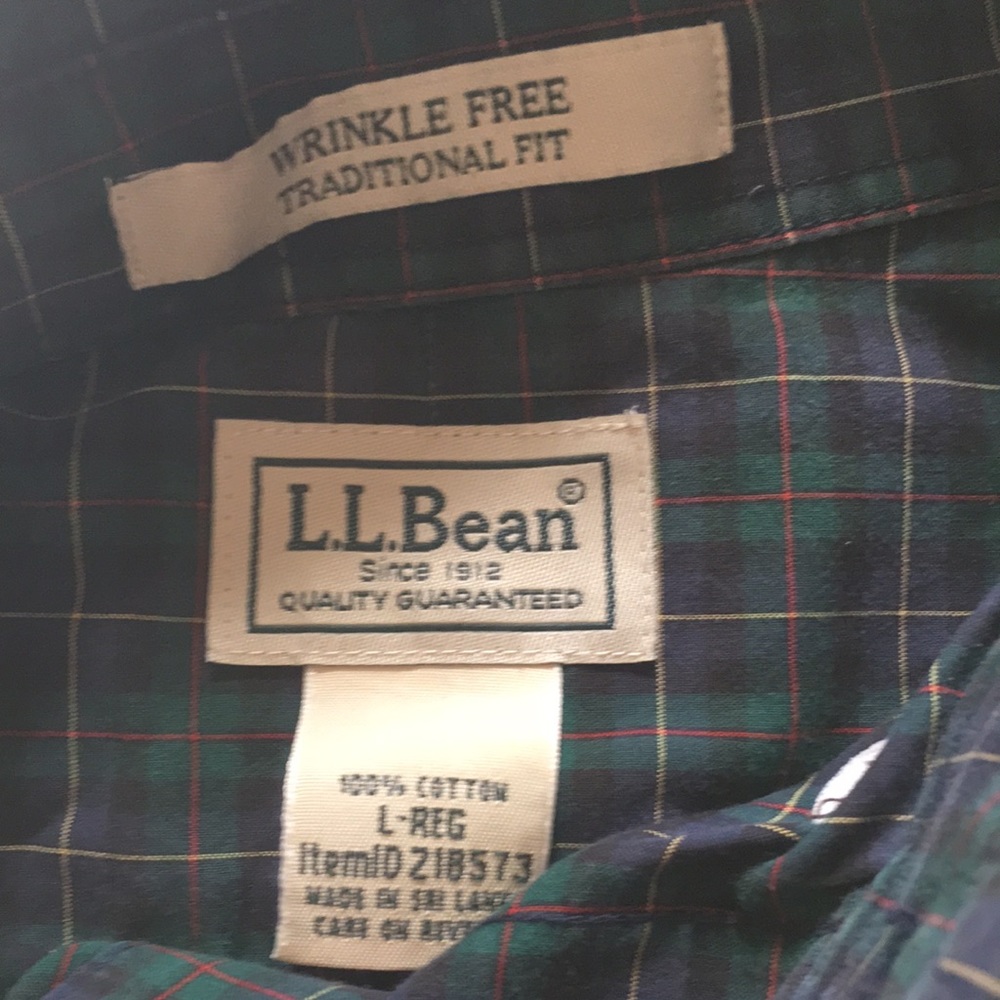 EUC plaid button down